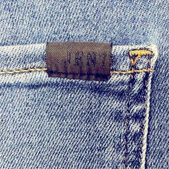 JEN7 by Seven for All Mankind Size 4 Slim Boyfriend Jeans Medium Blue Denim - Picture 4 of 7